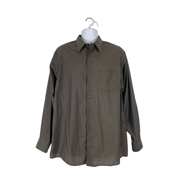 The Arrow Company Mens Long Sleeve Button-Up Shirt Size 17 - 34/35 - Picture 1 of 7